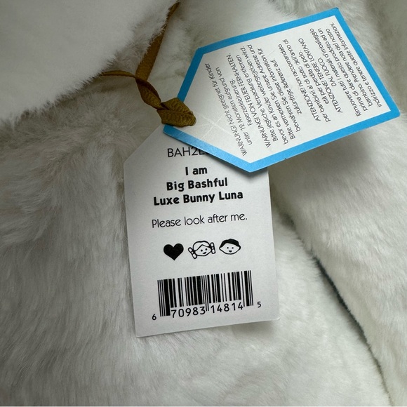 Jellycat Big Bashful Lux Bunny Luna, NWT - Picture 3 of 8